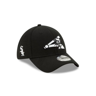 Chicago White Sox Gorra | New Era MLB Batting Practice 39thirty Stretch Fit Cap Mexico - Negros